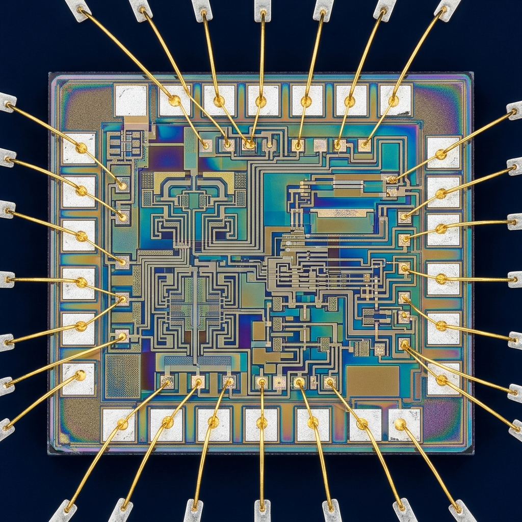 Cosine Semiconductor Silicon Die Micrograph